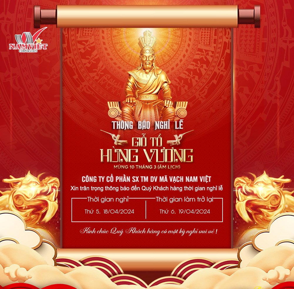Thông báo lịch nghỉ Giỗ Tổ Hùng Vương mùng 10.3 năm 2024