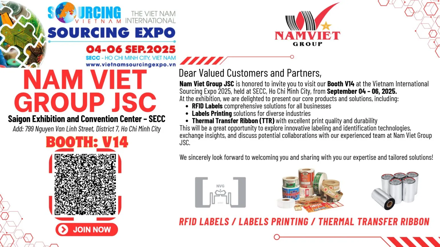 NAM VIET GROUP JSC @ VIETNAM SOURCING EXPO 2025