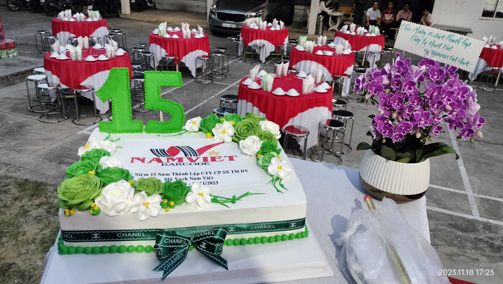Kỷ niệm 15 năm thành lập công ty Mã Vạch Nam Việt