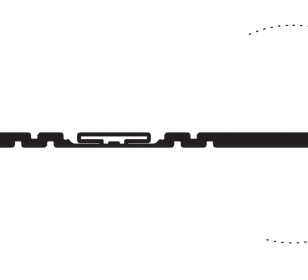 95x3mm R6/R6-P UHF RFID Dry Inlay